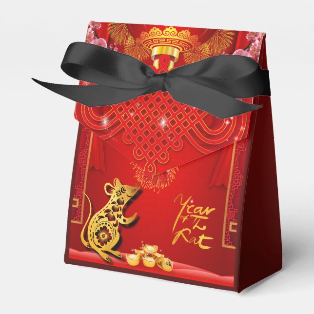 Caixa de Favoritos do Nó Vermelho Chinês Ano 2020 (Frente)
