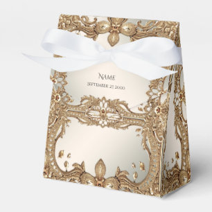 Caixa de Favoritos do Ornamentado Dourado