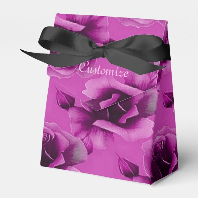 Caixa de Favoritos do Padrão Floral Rosa Roses (Frente)