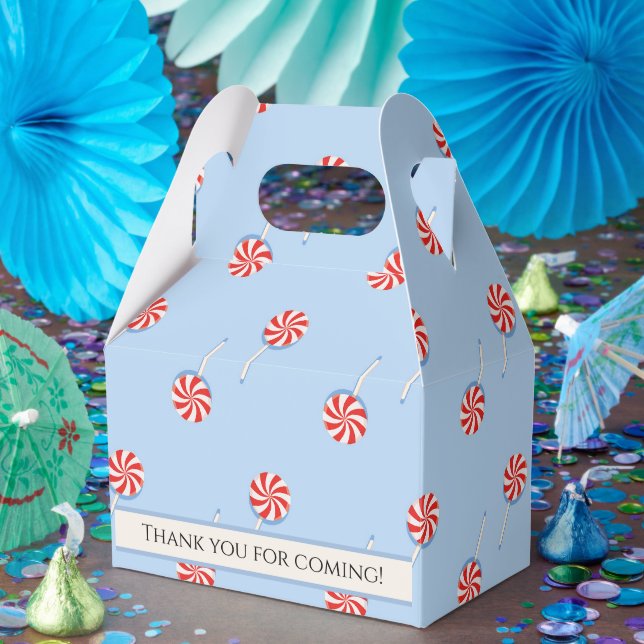 Caixa de Favoritos do Padrão Lollipop Vermelho e B (Festa)