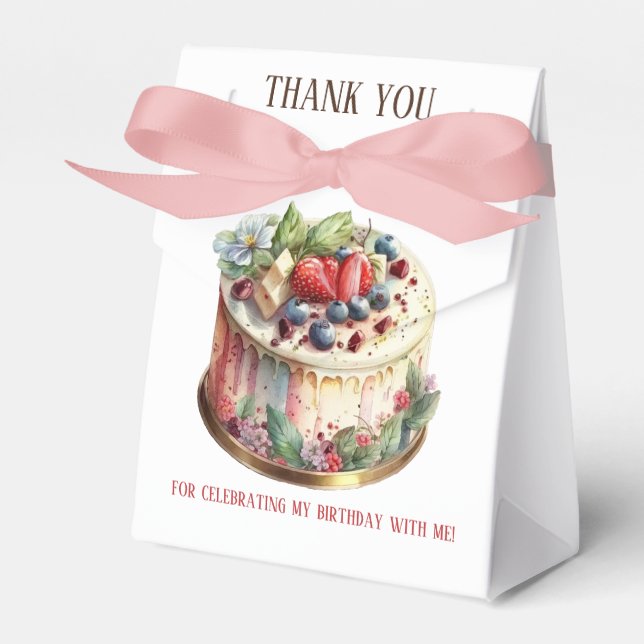 Caixa de Favoritos do Papel de Aniversário Delicio (Frente)
