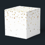 Caixa de Favoritos do Partido Dourado às Estrelas<br><div class="desc">Caixa de favoritos do partido mostrada em um ouro festivo das estrelas impressão design. Cor Branco Personalize este item ou comprar como está. Imagem do stock</div>