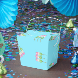 Caixa de Favoritos do Pastel Dango Azul Anime