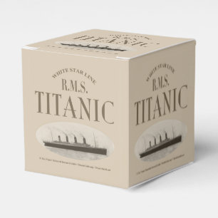Caixa de Favoritos do RMS Titanic Ghost Ship Sepia
