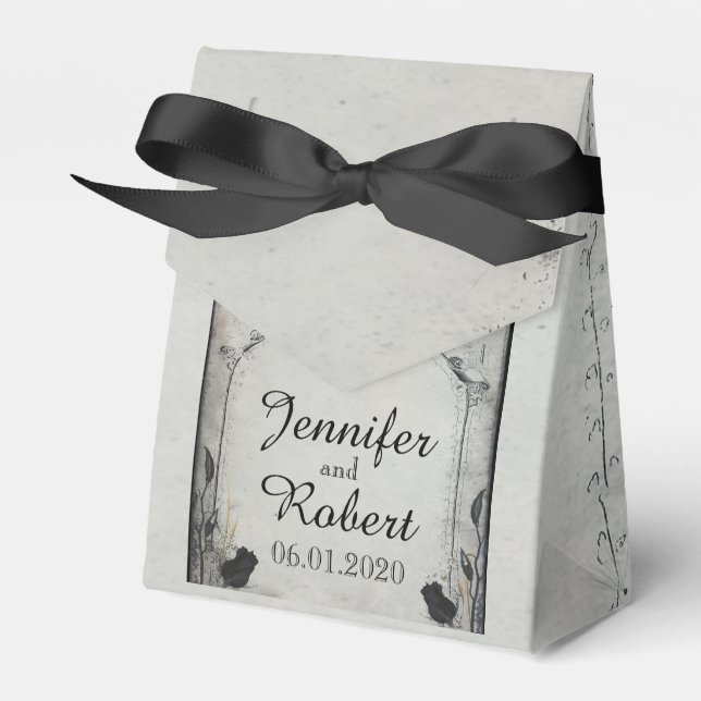 Caixa de Favoritos do Rosa de Negra Gótica Trellis (Frente)