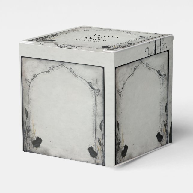 Caixa de Favoritos do Rosa de Negra Gótica Trellis (Frente)