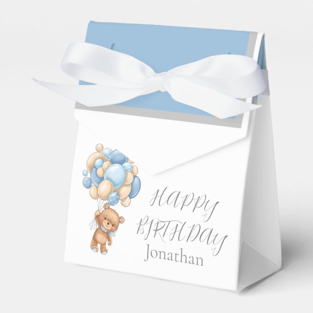 Caixa de Favoritos do ursinho Balão de Espera Aniv (Frente)