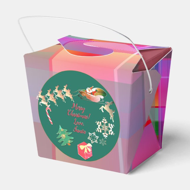 Caixa de Favoritos dos Papais noeis de Natal (Verso)