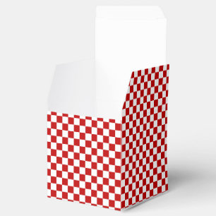 Caixa de Favoritos em Quadrado Vermelho-Branco Mar