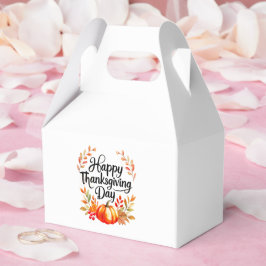 Caixa de Favoritos Feliz Dia de Ação de Graças com