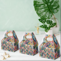 Caixa de Favoritos Florais Vibrantes
