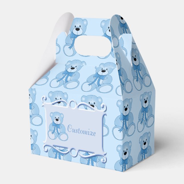 Caixa de Favoritos Gable do Bear de Teddy Azul Bon (Frente)