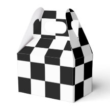 Caixa de Favoritos Gable em Preto e Branco Marcado