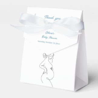 Caixa de Favoritos Minimalista de Gravidez de Arte