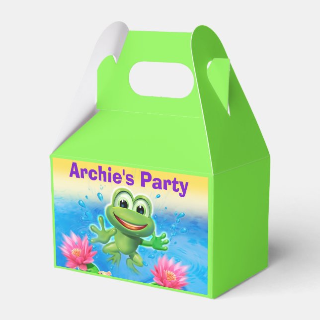 Caixa de favoritos para festa de aniversário de Sa (Frente)