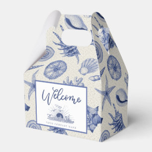 Caixa de Favoritos Personalizados de Caça Azul com