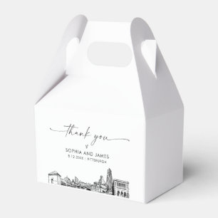 Caixa de Favoritos Personalizados do Casamento de