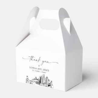 Caixa de Favoritos Personalizados do Casamento de