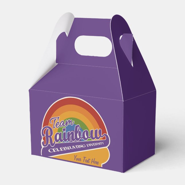 Caixa de favoritos personalizados do Team Rainbow (Frente)