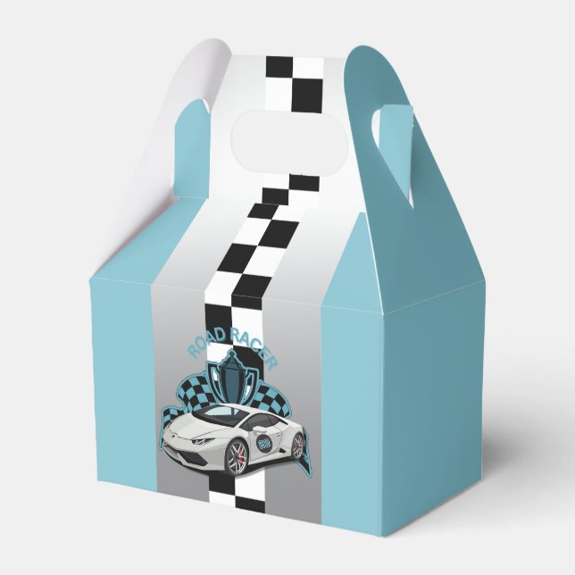 Caixa de Favoritos preto e branco do carro de corr (Frente)