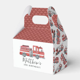 Caixa de Festa de aniversário do Rustic Red Fireca