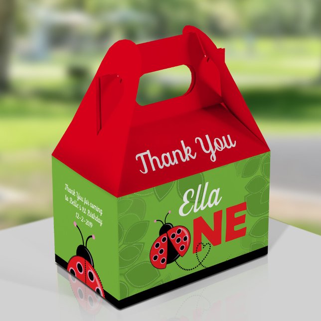 Caixa de Gable do primeiro aniversario de Ladybug (Criador carregado)