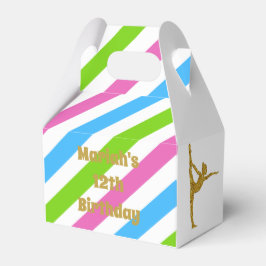 Caixa de Gable Gymnast de Glitter com distribuição