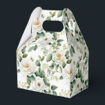 Caixa de Guloseimas Florais<br><div class="desc">Caixa de guloseimas para festa é mostrada com uma linda estampa floral de rosa branca. 
Personalize este item ou compre como está.
Dica: Basta adicionar suas ótimas guloseimas e adicionar um laço festivo.



Imagem Licenciada</div>