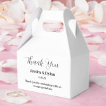 Caixa de Guloseimas para Festa<br><div class="desc">A caixa de lembrancinhas para festa é mostrada em uma cor branca elegante.
Personalize este item e altere o texto de exemplo para o seu.
Dica: Basta adicionar suas ótimas guloseimas e adicionar uma fita festiva.</div>