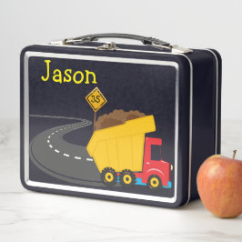 Caixa de Lanche de Metal Personalizada de Caminhão