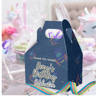 Caixa de Lembrança de Aniversário pelo Espaço
