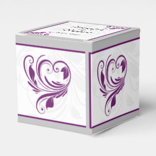 Caixa de Lembrança de Casamento com Rolo Floral Pr