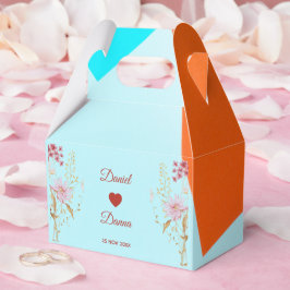 Caixa de Lembrança de Casamento Minimalista Colori