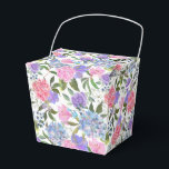 Caixa de Lembrancinhas com Impressão de Hortênsias<br><div class="desc">A caixa de lembrancinhas de festa é exibida com uma impressão floral de hortênsias.
Personalize este item ou compre como está.
Dica: Adicione seus presentes e uma fita comemorativa.</div>