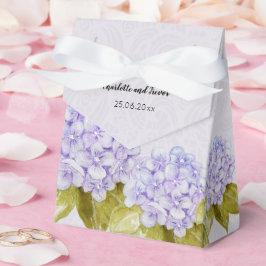 Caixa de Lilás Hydrangea Pintada à Mão