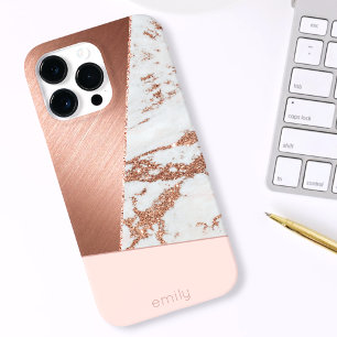 Caixa de múltiplos iPhone/iPad Dourados com Rosa