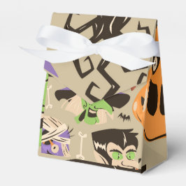 Caixa de Padrões do Halloween Vintage