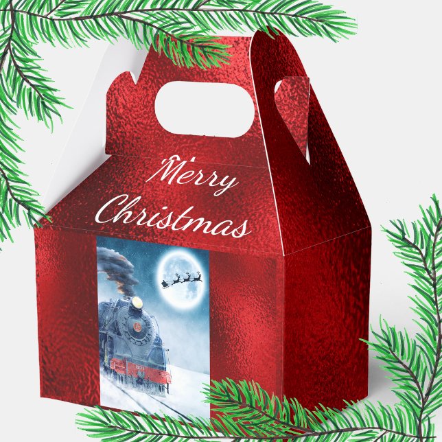 Caixa de Papais noeis Clássicos do Forno Vermelho (Criador carregado)