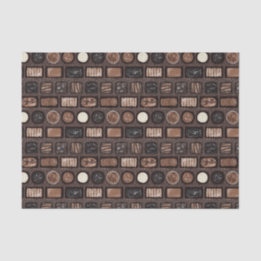 Caixa de Papel Tecido Chocolates