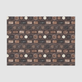 Caixa de Papel Tecido Chocolates