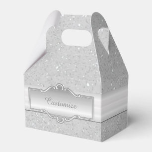 Caixa de prata elegante personalizada do frontão