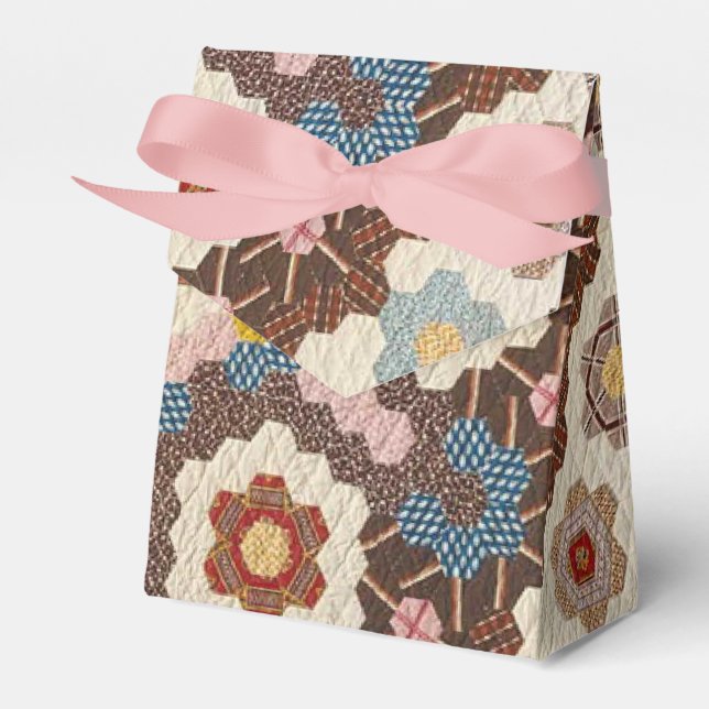 Caixa de presente acolchoada do falso (Frente)