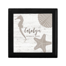 Beach Themed Weding Wood Grain Keepsasasaame