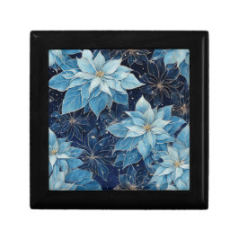 Caixa De Presente Blue Fantasy Poinsettia