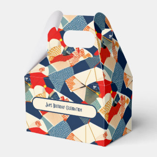 Caixa de presente colorida de design japonês | Per