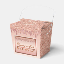 Caixa de Presente de Aniversário com Glitter Glitt