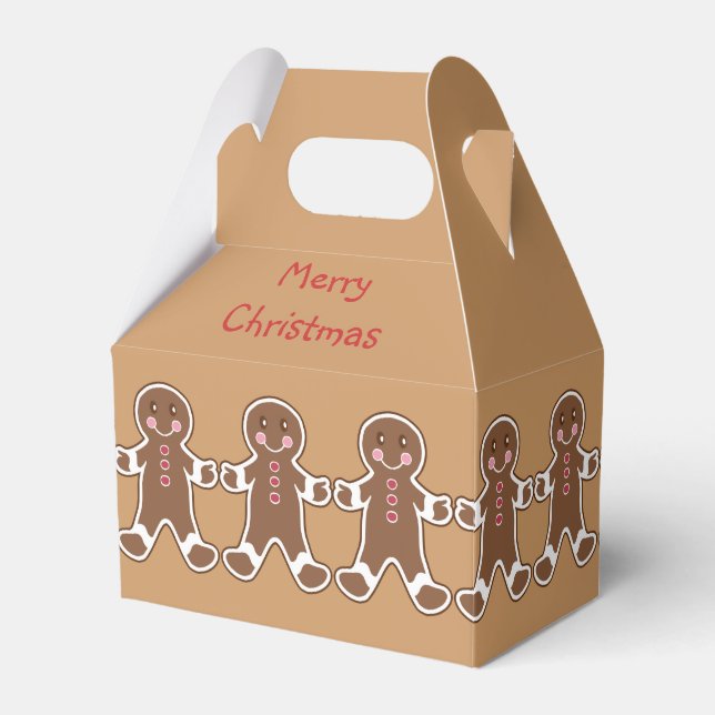 Caixa de Presente de Biscoito de Natal (Frente)