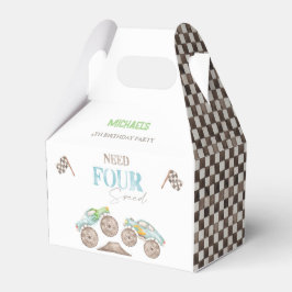 Caixa de Presente de Caminhões Monstros Azuis de Q