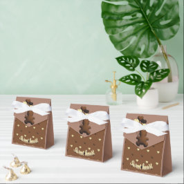 Caixa de presente de chocolate fofo para chá de be