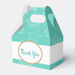 Caixa de Presente de Dobra de Shell do Mar Tropica